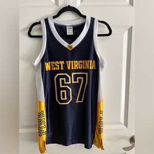 Victoria’s Secret Pink WVU Mountaineers basketball jersey XS
